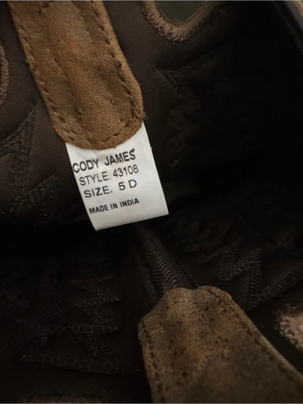 Cody James Boys' Luke Western Boots Sz 5